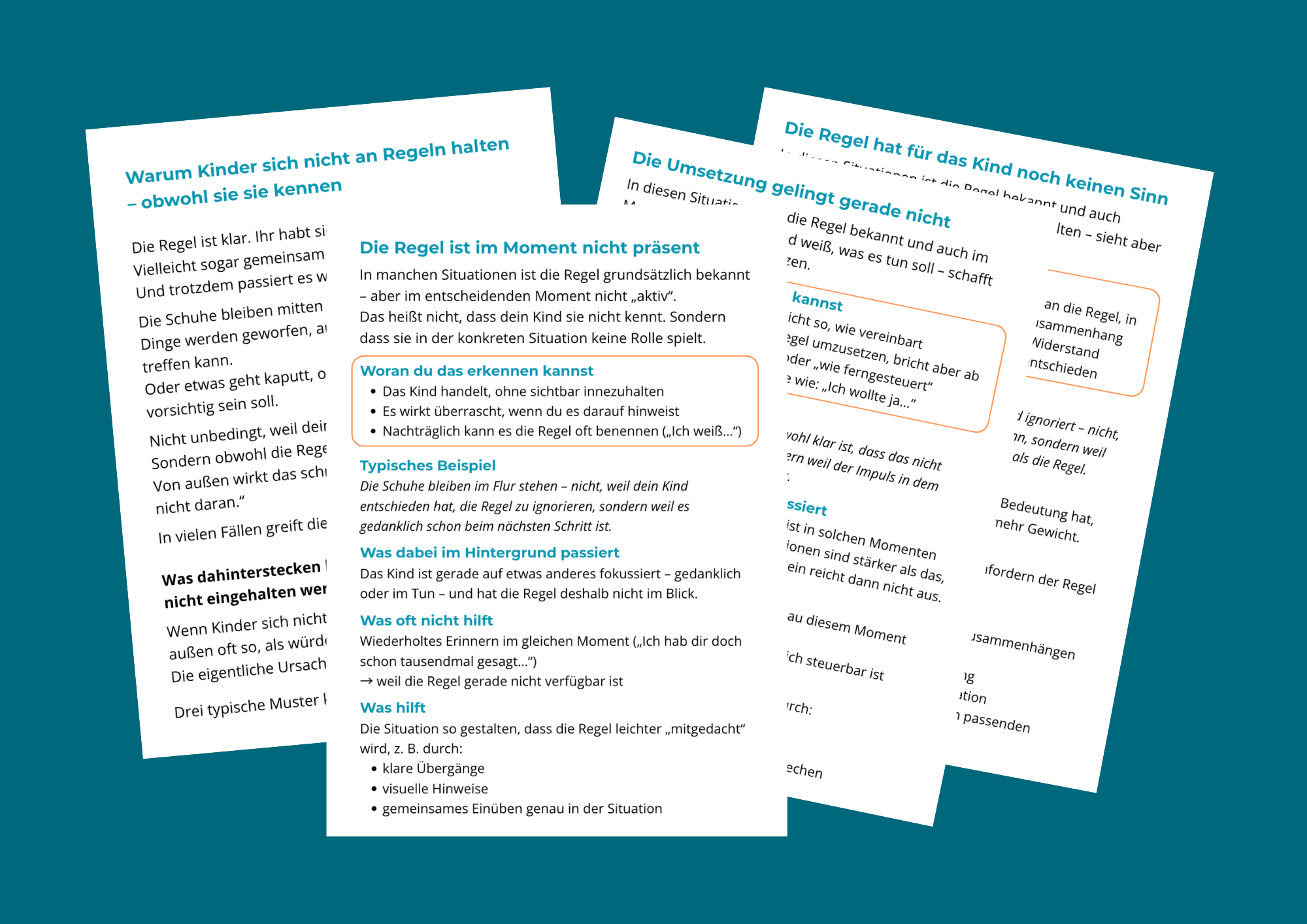 Warum Kinder sich nicht an Regeln halten – obwohl sie sie kennen